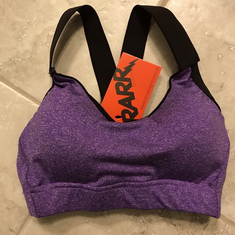 RARR Designs Purple Marle V Top